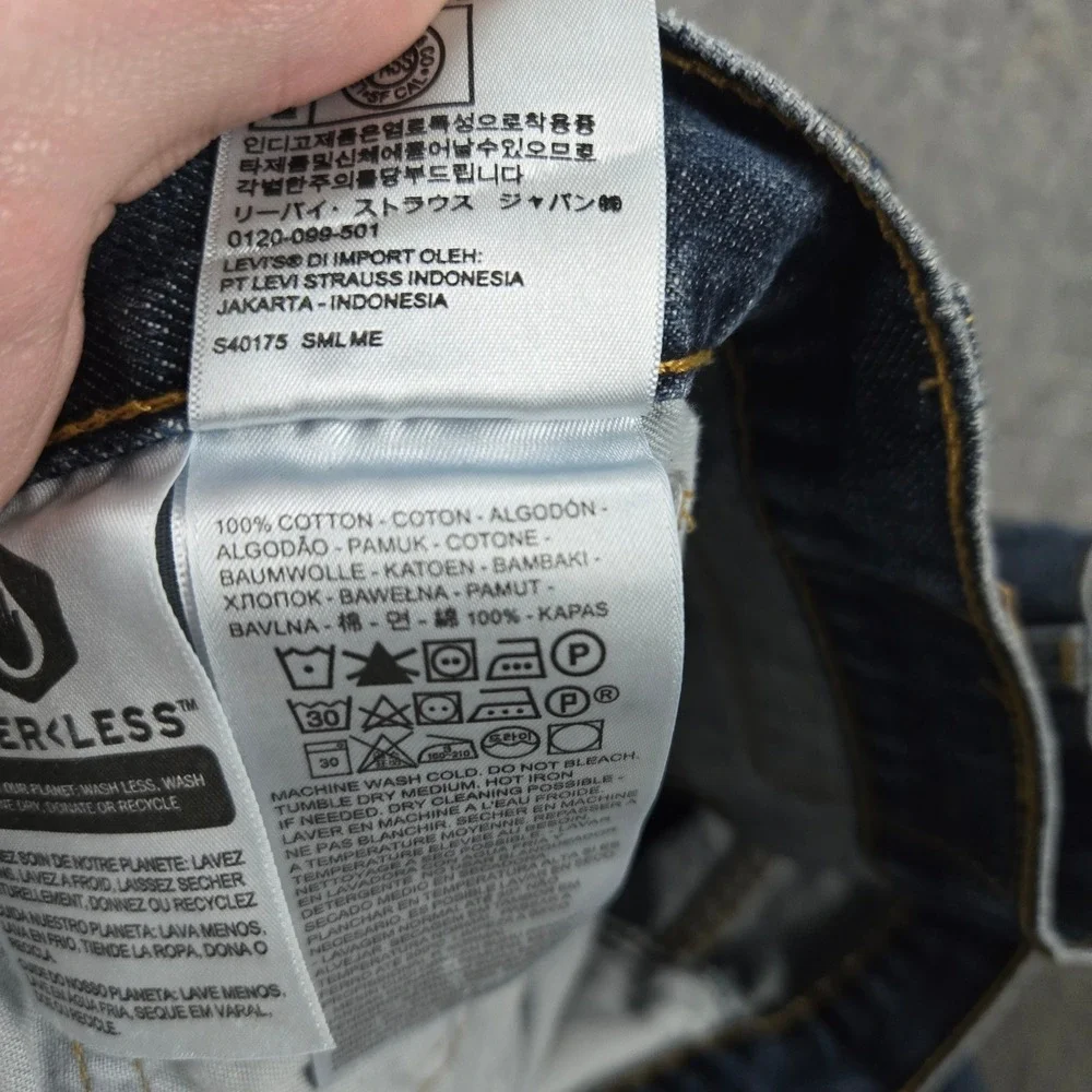 Levis 569 Jeans Mens 36x36 Blue Loose Straight Leg Denim Skater Workwear Utility